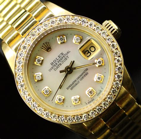 rolex ladies datejust diamond dial